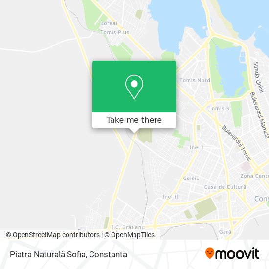 Piatra Naturală Sofia map