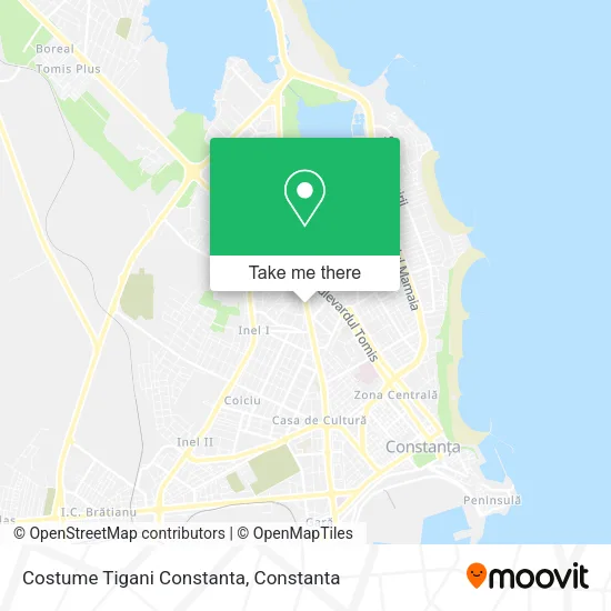 Costume Tigani Constanta map
