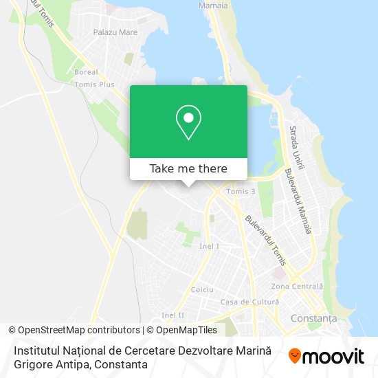 Institutul Național de Cercetare Dezvoltare Marină Grigore Antipa map