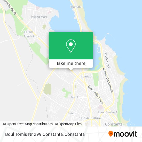 Bdul Tomis Nr 299 Constanta map