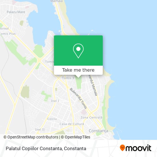 Palatul Copiilor Constanta map