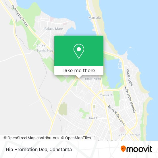 Hip Promotion Dep map