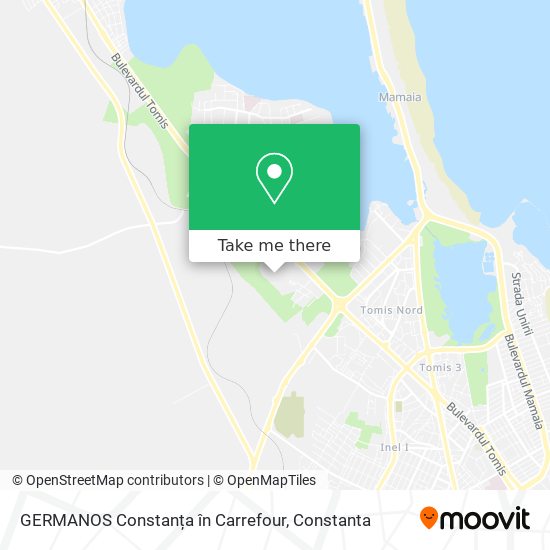 GERMANOS Constanța în Carrefour map