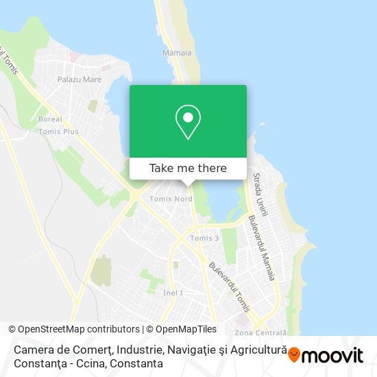 Camera de Comerţ, Industrie, Navigaţie şi Agricultură Constanţa - Ccina map