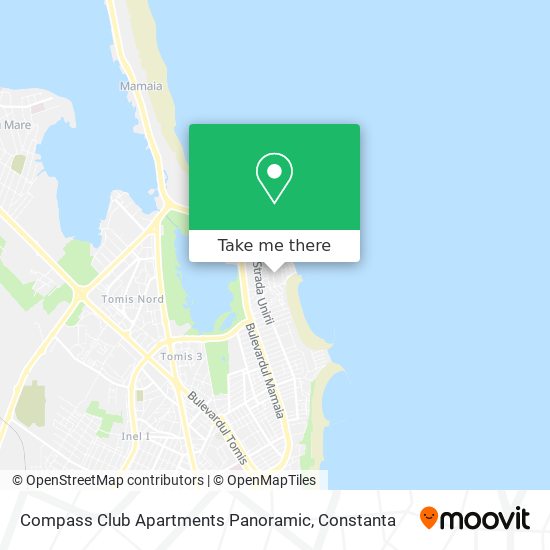 Compass Club Apartments Panoramic map