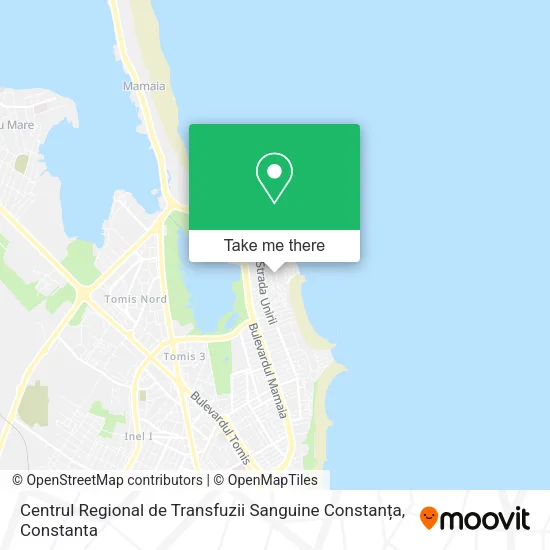 Centrul Regional de Transfuzii Sanguine Constanța map