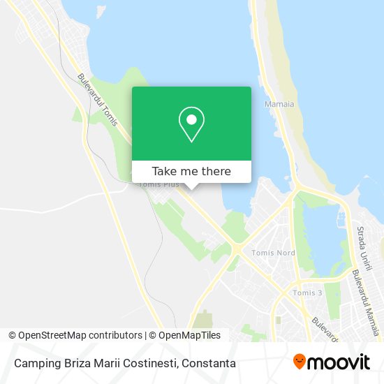 Camping Briza Marii Costinesti map