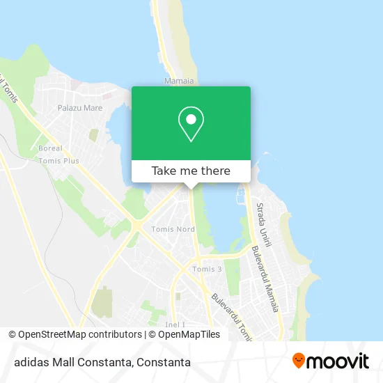 adidas Mall Constanta map