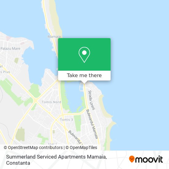 Summerland Serviced Apartments Mamaia map