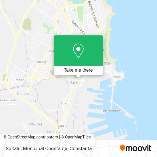 Spitalul Municipal Constanța map