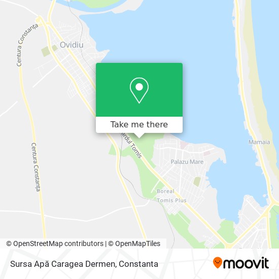 Sursa Apă Caragea Dermen map