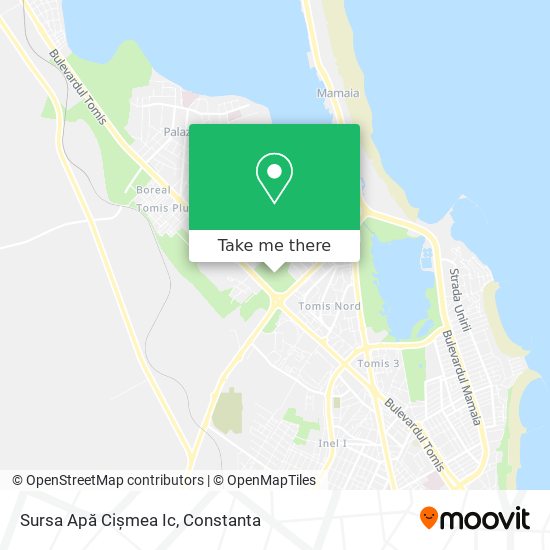 Sursa Apă Cișmea Ic map