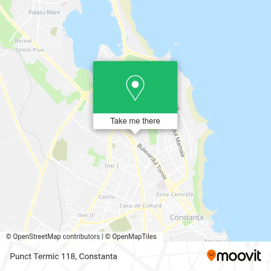 Punct Termic 118 map