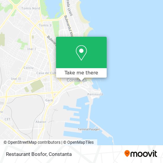 Restaurant Bosfor map
