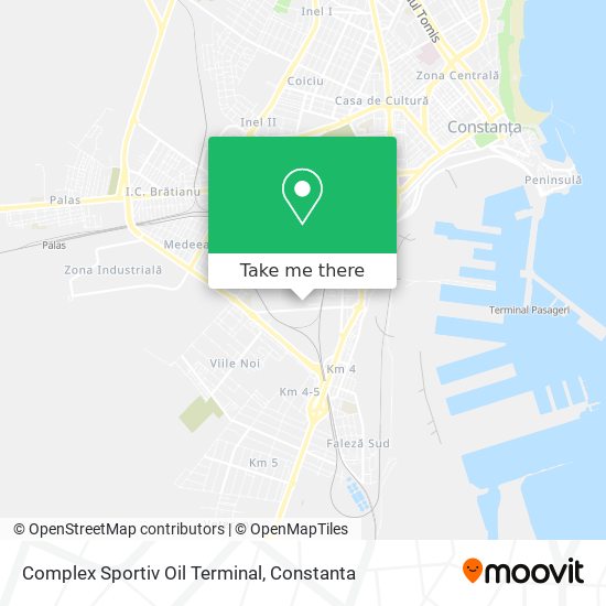 Complex Sportiv Oil Terminal map