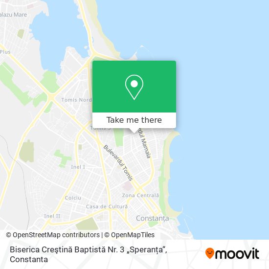 Biserica Creştină Baptistă Nr. 3 „Speranța“ map