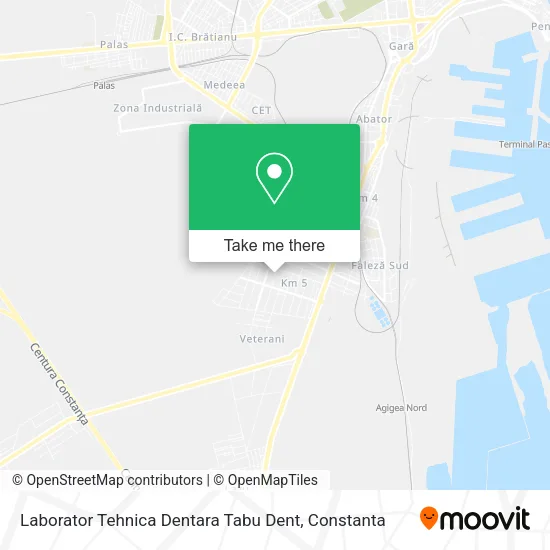 Laborator Tehnica Dentara Tabu Dent map
