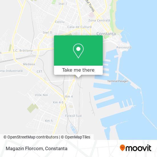 Magazin Florcom map