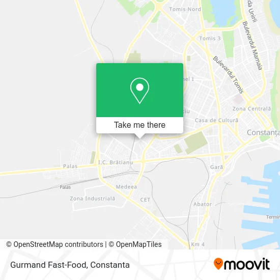 Gurmand Fast-Food map