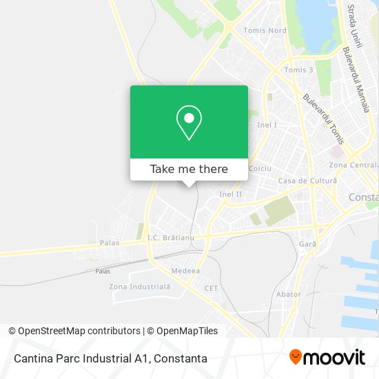 Cantina Parc Industrial A1 map