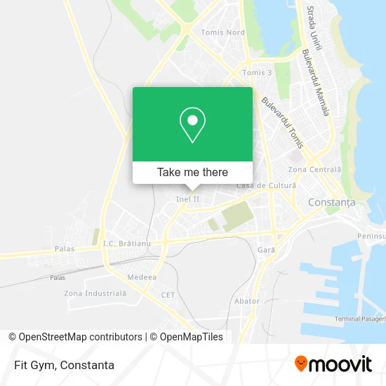 Fit Gym map