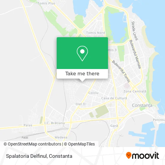 Spalatoria Delfinul map