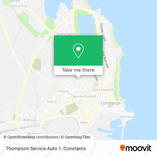 Thompson Service Auto 1 map