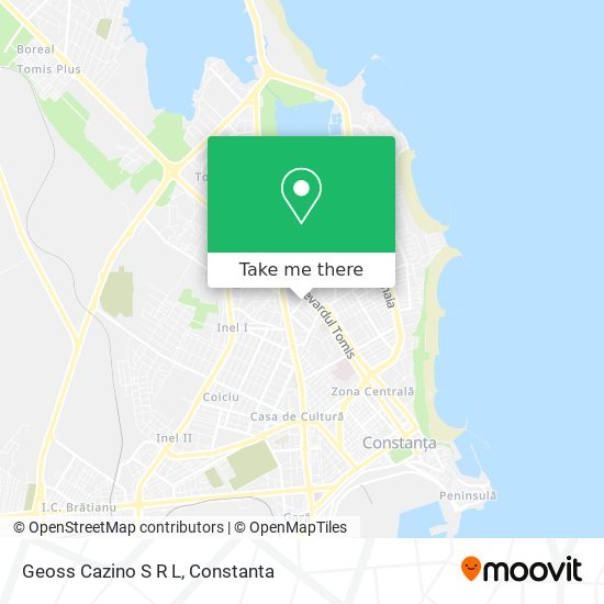 Geoss Cazino S R L map