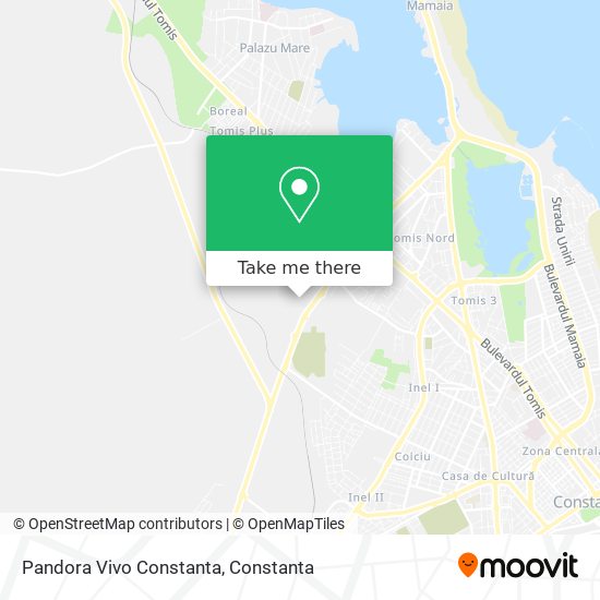 Pandora Vivo Constanta map