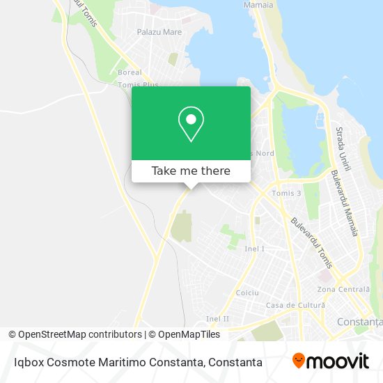 Iqbox Cosmote Maritimo Constanta map