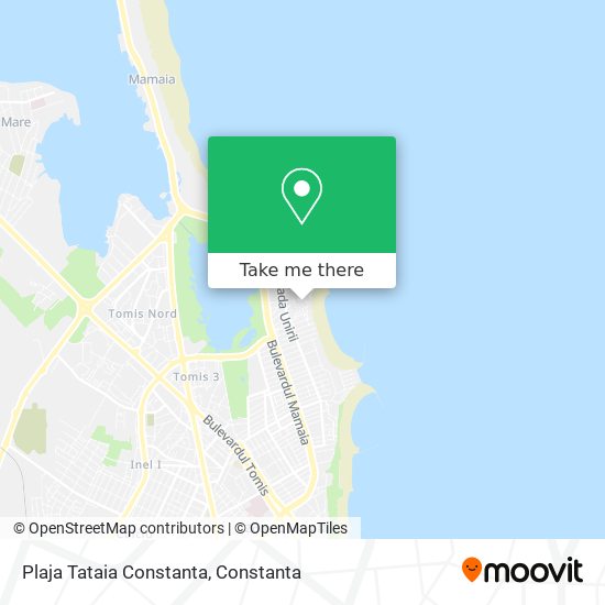 Plaja Tataia Constanta map