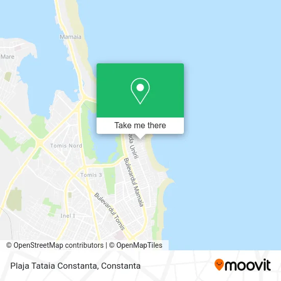 Plaja Tataia Constanta map