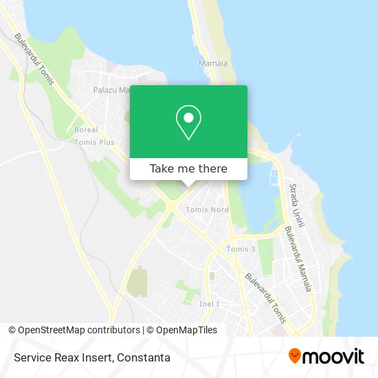 Service Reax Insert map