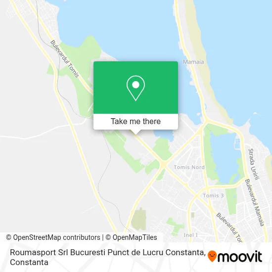 Roumasport Srl Bucuresti Punct de Lucru Constanta map