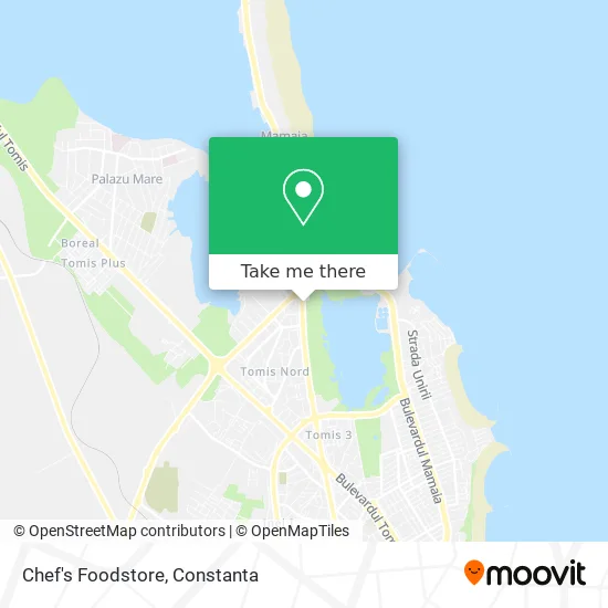 Chef's Foodstore map