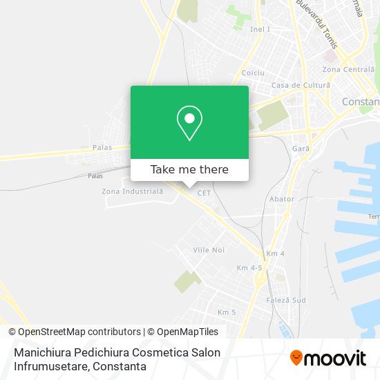 Manichiura Pedichiura Cosmetica Salon Infrumusetare map