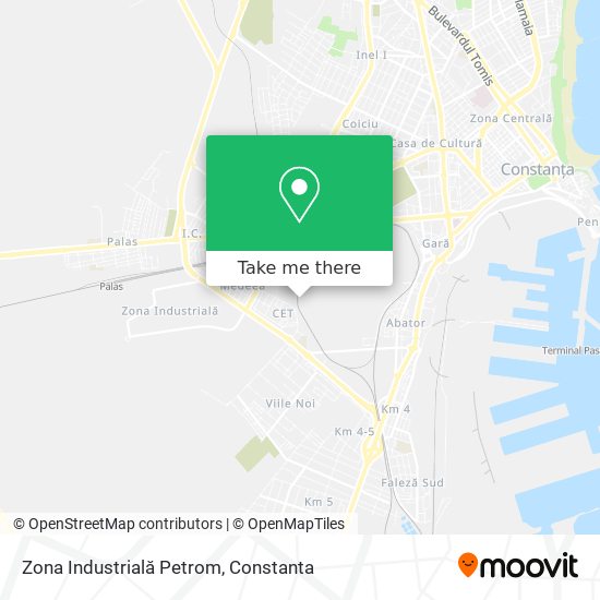 Zona Industrială Petrom map