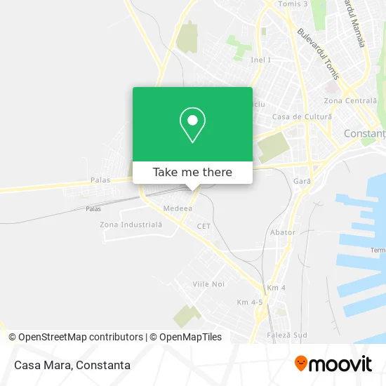 Casa Mara map