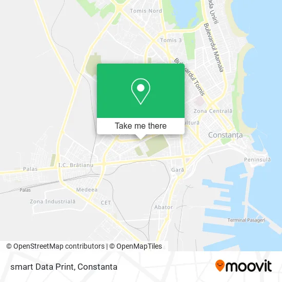 smart Data Print map