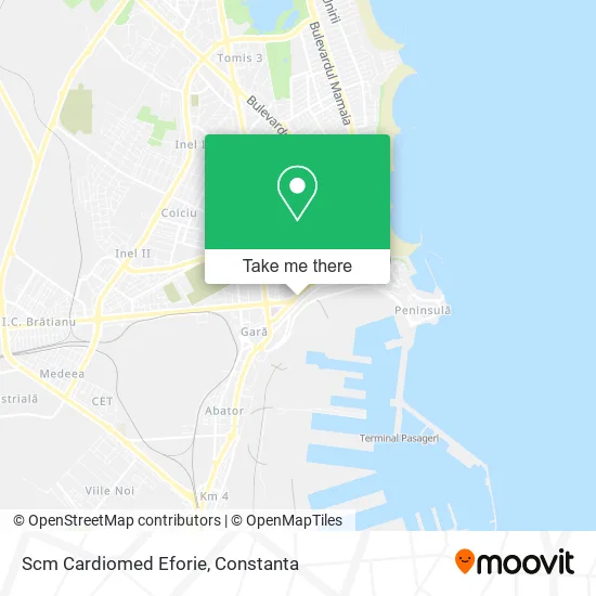 Scm Cardiomed Eforie map