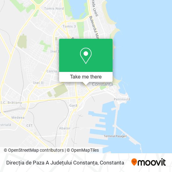 Direcția de Paza A Județului Constanța map