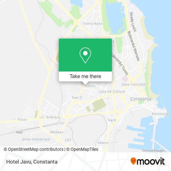 Hotel Javu map