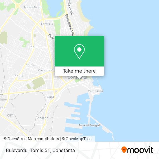 Bulevardul Tomis 51 map