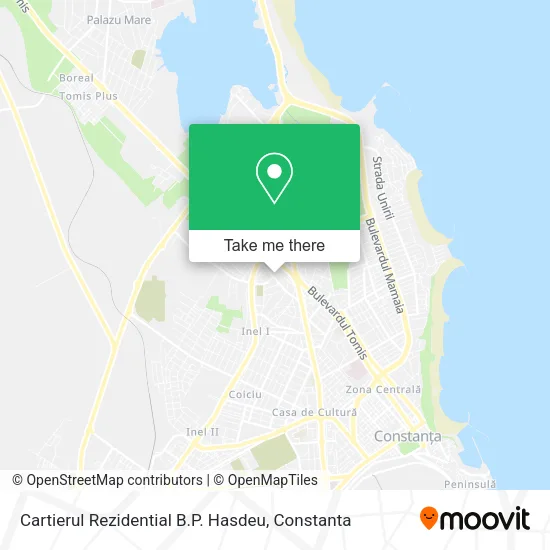 Cartierul Rezidential B.P. Hasdeu map