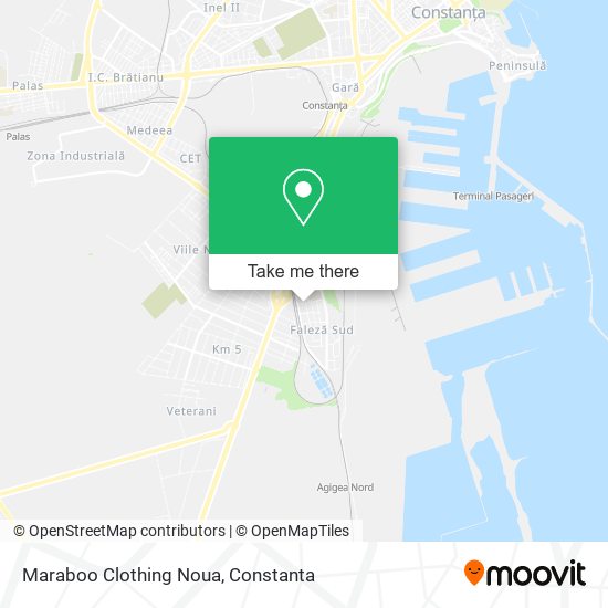 Maraboo Clothing Noua map