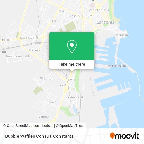Bubble Waffles Consult map