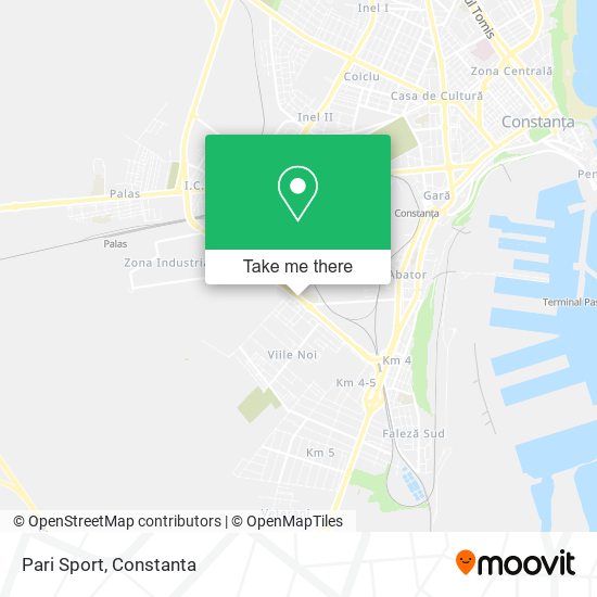 Pari Sport map