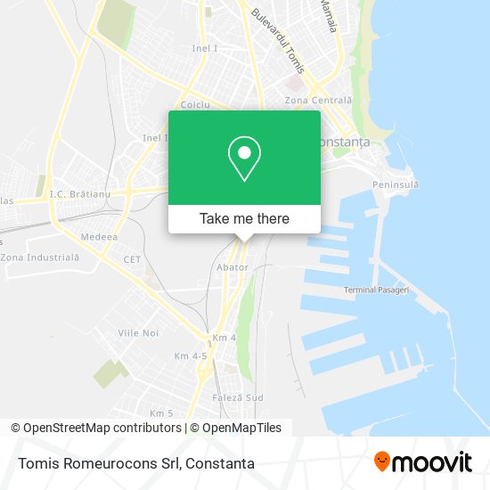 Tomis Romeurocons Srl map