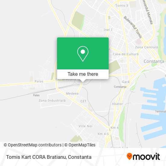 Tomis Kart CORA Bratianu map