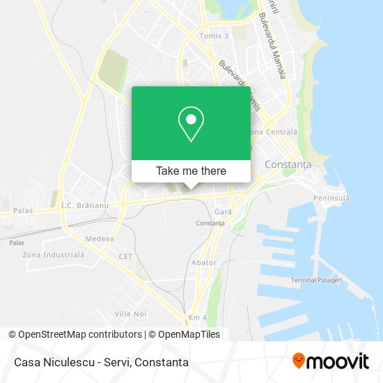 Casa Niculescu - Servi map